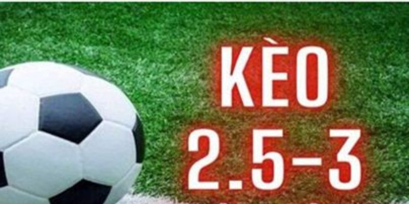 Kèo tài xỉu 2.5/3 là gì